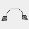 Rock Slide Engineering Bull Bar 20 in. Light Brackets