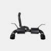 Injen Dual Exhaust System (Black) - SES5005BLK